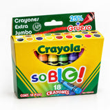 CRAYON CRAYOLA EXTRA JUMBO SO BIG C/18 52-1918