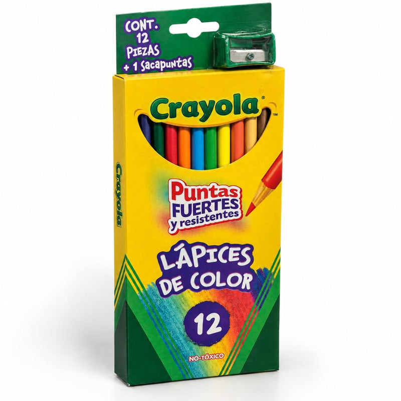 COLORES CRAYOLA 12 LARGOS  68-4012