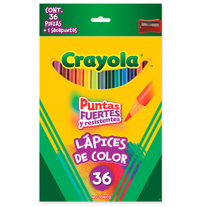 COLORES CRAYOLA 36 LARGOS  68-4036