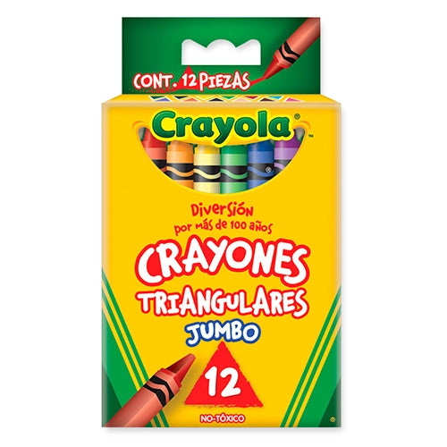 Crayones Crayola Triangulares Estuche 12 Colores