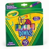 COLORES CRAYOLA 6196 DUALES 24/48 UP & DOWNS