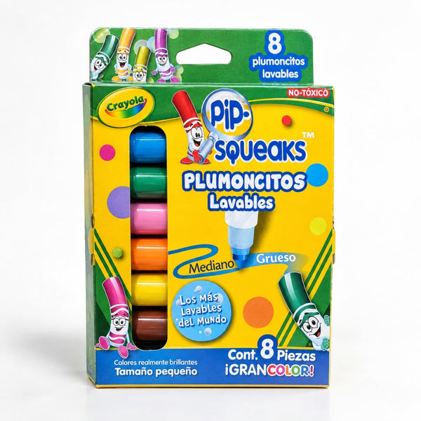 PLUMONCITOS LAVABLES C/8 CRAYOLA 58-8702