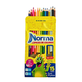 COLORES NORMA PLUS C/12 + 2 C/SACAPUNTAS 81748