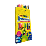 COLORES NORMA PLUS C/12 + 2 C/SACAPUNTAS 81748