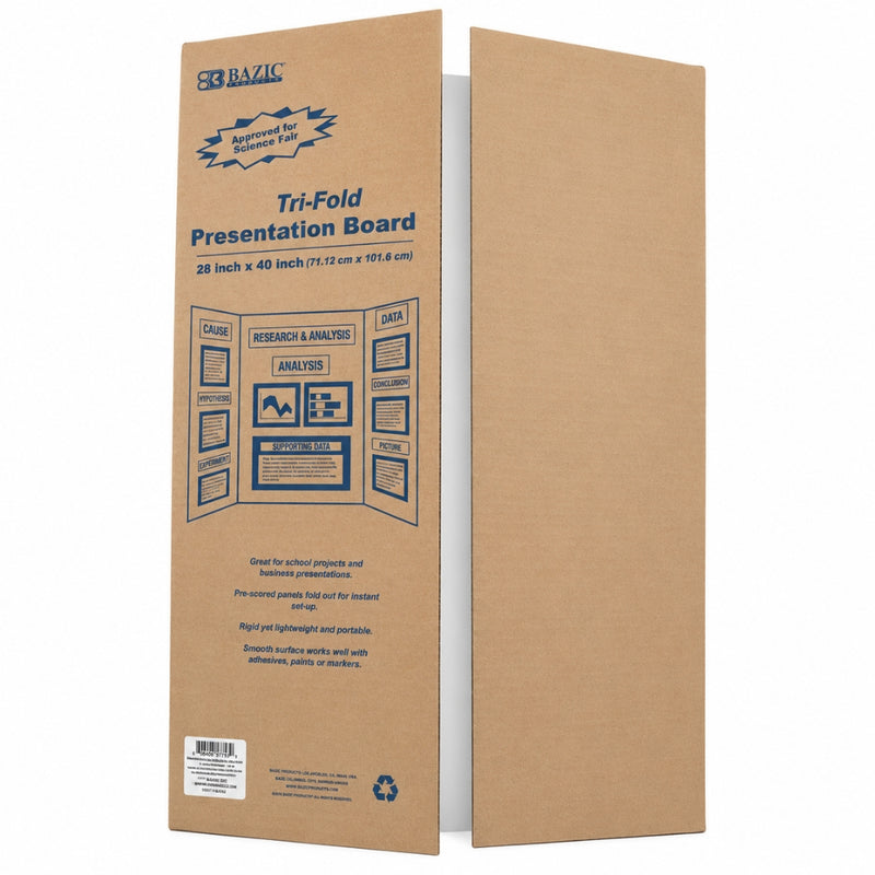 TABLERO DE CARTON P/PRESENTACION 71.12CM X 101.6CM BAZIC MOD. 5086