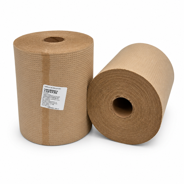 TOALLA EN ROLLO CKT KRAFT 20X150
