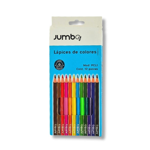 COLORES LARGOS TRIANGULARES C/12 MOD. PCL1