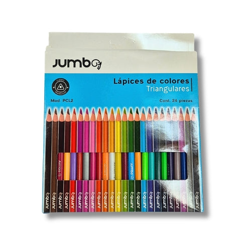 COLORES LARGOS TRIANGULARES C/24 MOD. PCL2