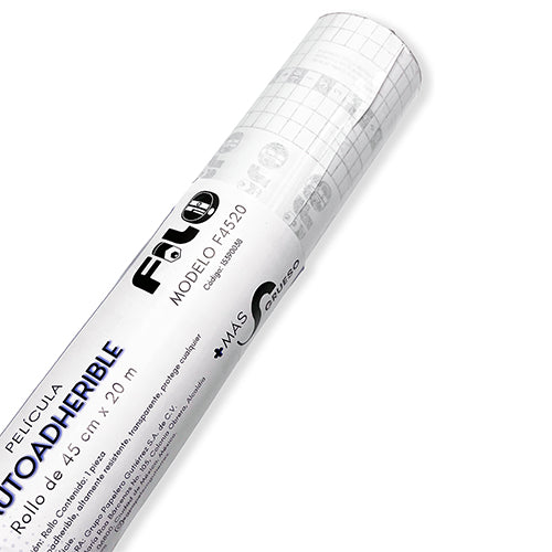 Película Autoadherible Filo 20 X 45 Cm Rollo 20 M Escolar