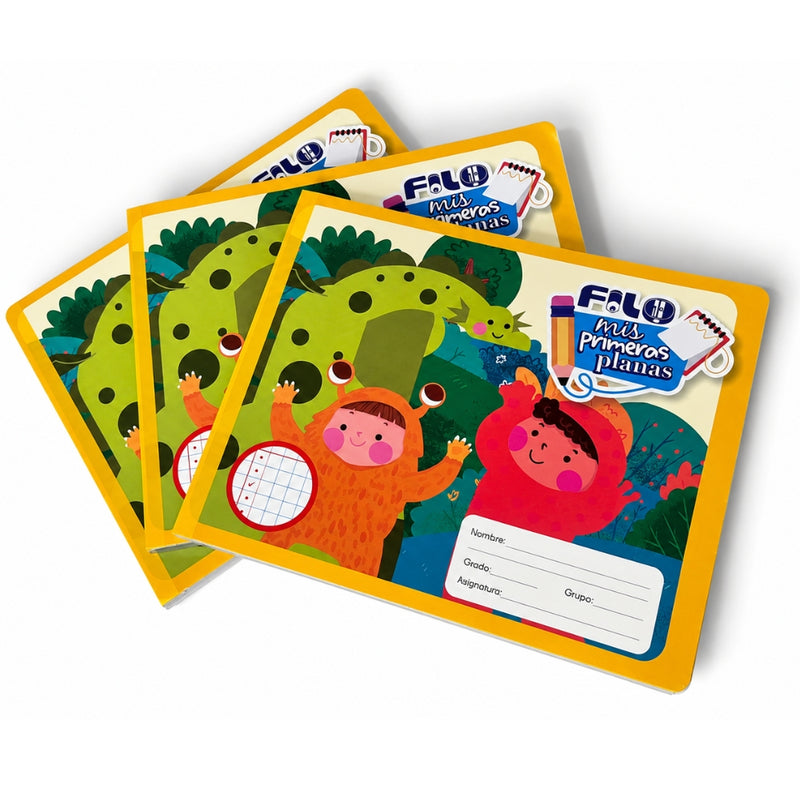 CUAD. PREESCOLAR FLO-MPP03 COSIDO 100H MIS PRIM PLANAS PUNTO GUIA C-7