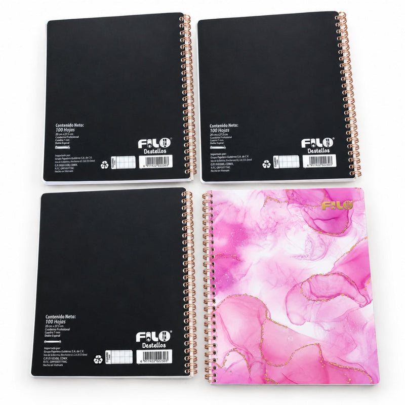 CUADERNO PROFESIONAL FLO-PDST02 D.O.100H DESTELLOS C-7