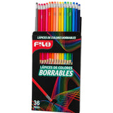 COLORES  FILO BORRABLES  C/36  MOD.FLO-3014 CAJA DE CARTON MINA 2.9 MM