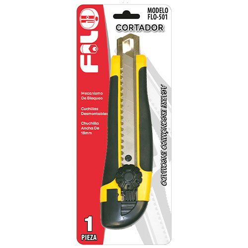 Cúter Grande Filo Mango Ergonómico Retráctil Blister 1 Pieza · Grupo ...