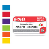 Alfileres Redondos Filo Colores Surtidos Blíster Con 80 Piezas