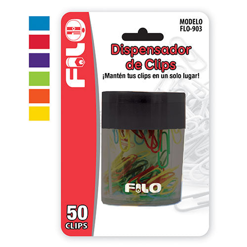 PORTACLIP D/PLASTICO MAGNETICO MOD.FLO-903