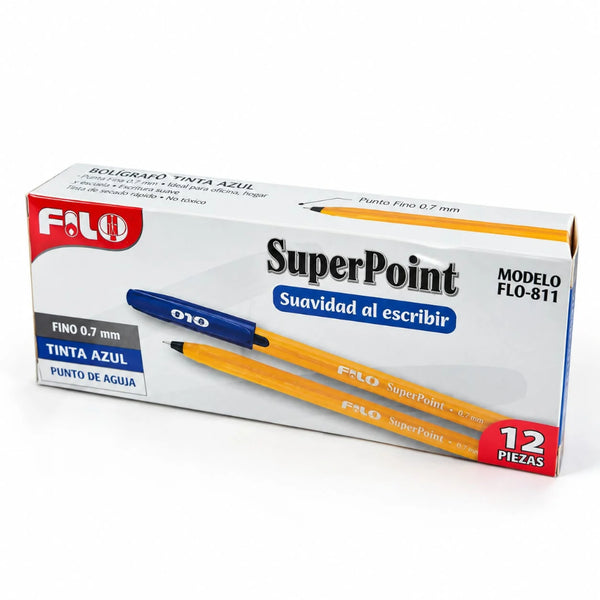 BOLIGRAFO FILO PUNTO FINO AZUL  MOD.FLO-811