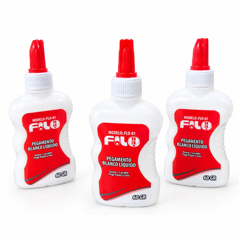 PEGAMENTO BLANCO FILO 60 GR. MOD.FLO-81