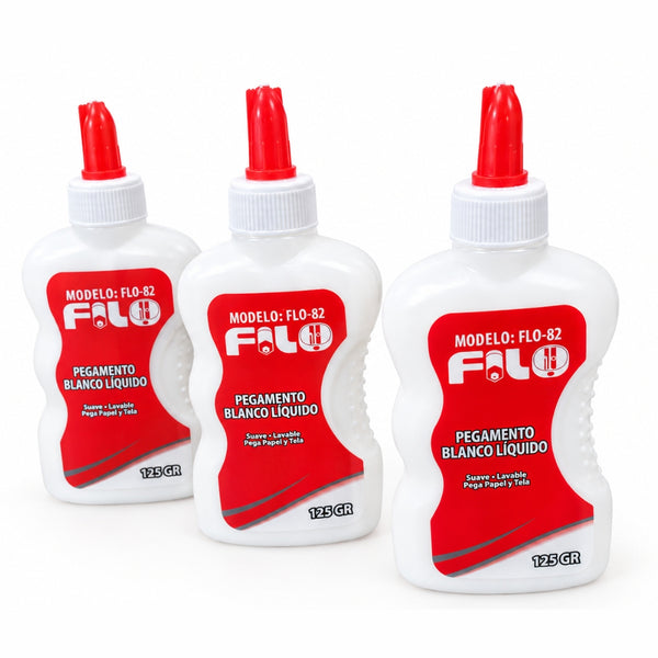 PEGAMENTO BLANCO FILO 125 GR. MOD.FLO-82