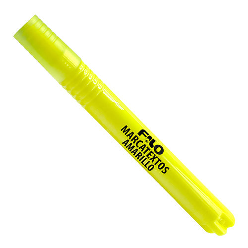 Marcador Resaltador Amarillo Fluorescente Punta Cincel 1 Pieza
