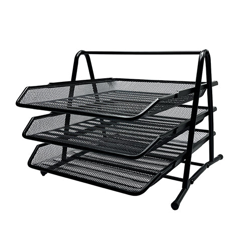 ORGANIZADOR CHAROLA DE 3 NIVELES METALICO MOD.FLO-46G
