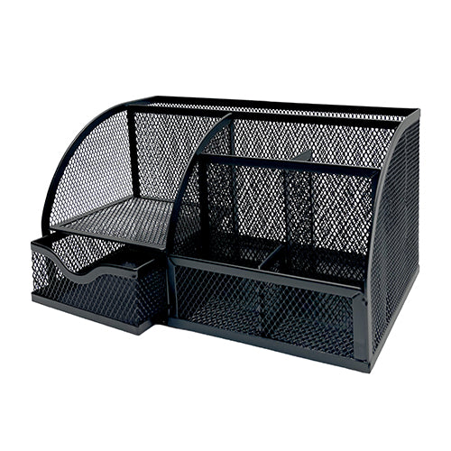 ORGANIZADOR DE ESCRITORIO 7 SECC.MALLA MET.MOD.FLO-47G