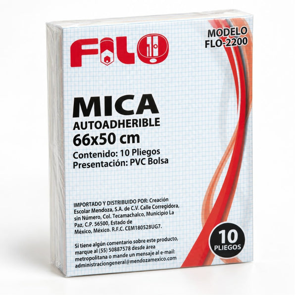 MICA AUTOADHERIBLE 5 PUNTOS 66X50 FILO  MOD.FLO-2200