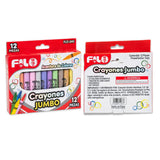 CRAYON FILO JUMBO CAJA C/12 FLO-24G
