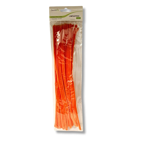 LIMPIAPIPAS NARANJA C/25 PZAS MOD.LIM-07