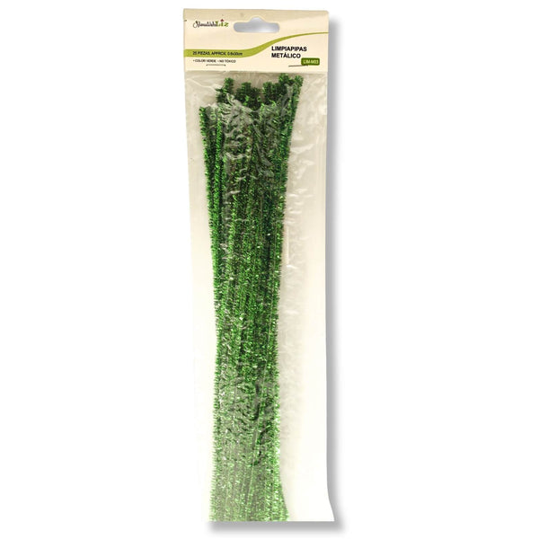 LIMPIAPIPAS METALICO VERDE C/25 PZAS MOD.LIM-M03