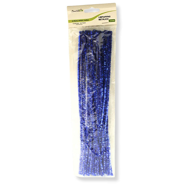 LIMPIAPIPAS METALICO AZUL C/25 PZAS MOD.LIM-M04
