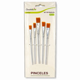 JGO. D/PINCELES PLANOS C/5 PZAS MOD.CEL-03