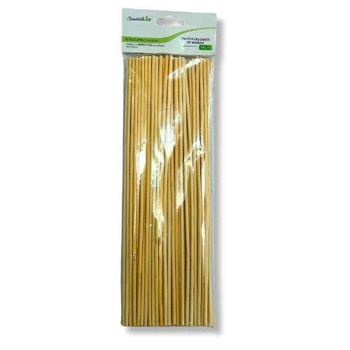 PALITOS D/MADERA 25cm DELGADOS C/85 PZAS MOD.PAL-13