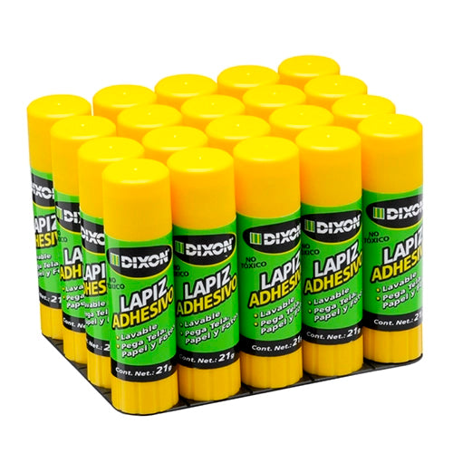 Lápiz Adhesivo Dixon Adherencia Superior 21 G Paquete Con 20 Piezas