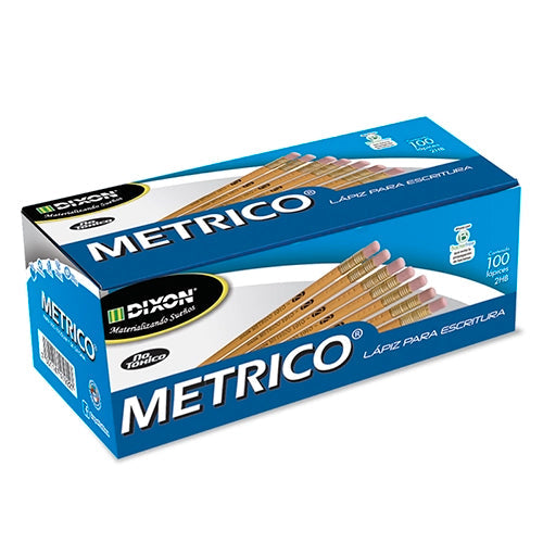 Lápiz Métrico Grado 2Hb, Uso Escolar Caja De 100 Lápices