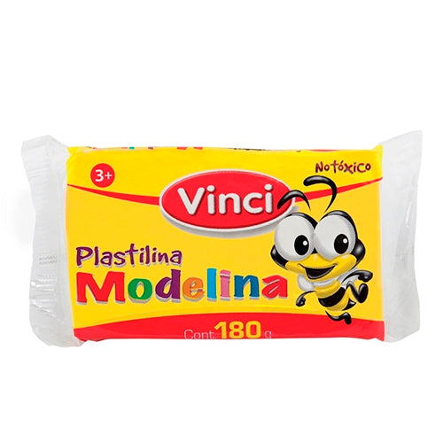 Plastilina Escolar Color Amarillo 180 G 1 Pieza