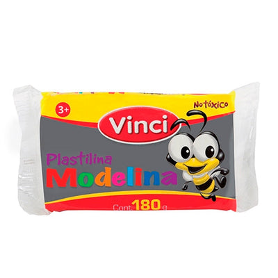 PLASTILINA MODELINA 180 GR GRIS 2349