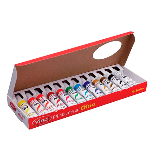 OLEO 8 ML ESTUCHE C/12 TUBOS COLORES SURT 2486