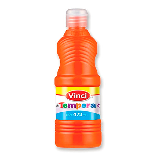 PINTURA VINCI TEMPERA 473 ML NARANJA 22640