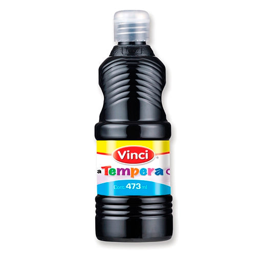 PINTURA VINCI TEMPERA 473 ML NEGRA 22646