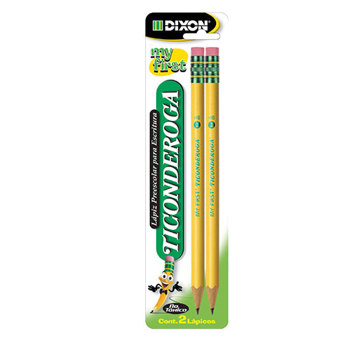 LAPIZ MY FIRTS TICONDEROGA BLISTER C/2 MOD. 36195