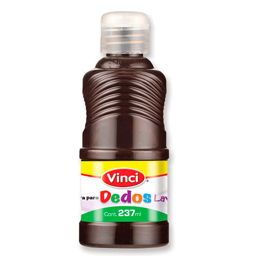 PINTURA PARA DEDOS VINCI LAVABLE 237ML CAFE MOD. 22664