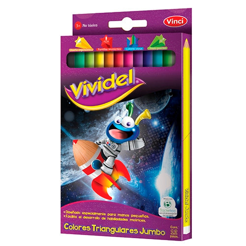 COLORES VIVIDEL JUMBO TRIANGULAR C/12 52405