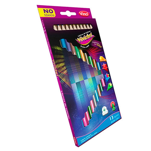 Lápiz De Color Colores Vividel Punta Gruesa 4 Mm 1 Pieza