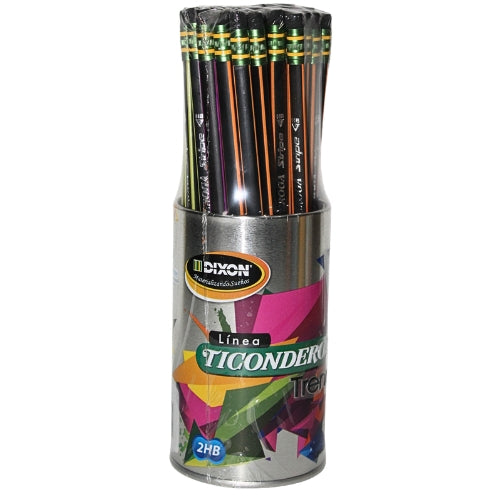 LAPIZ TRICONDEROGA STRIPE BOTE C/50 DIF COLORES MOD 55746