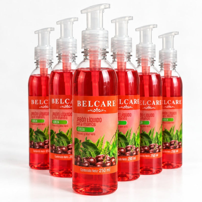 JABON LIQUIDO PARA MANOS 250ML BELCARE CEREZA