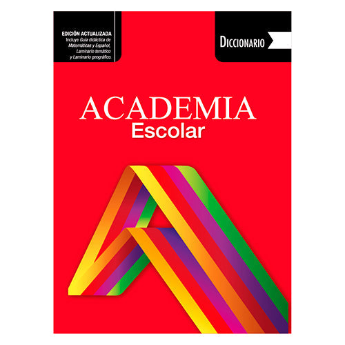 Diccionario Academia Escolar Rojo Edición Actualizada 1 Pieza