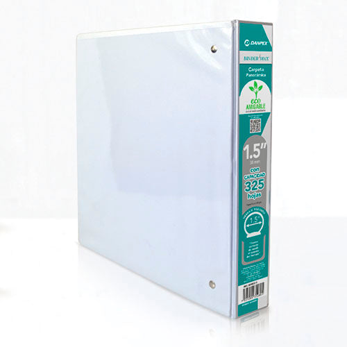 CARPETA DANPEX BINDER MAX MR H.O. 1 1/2 BLANCA SBM527R