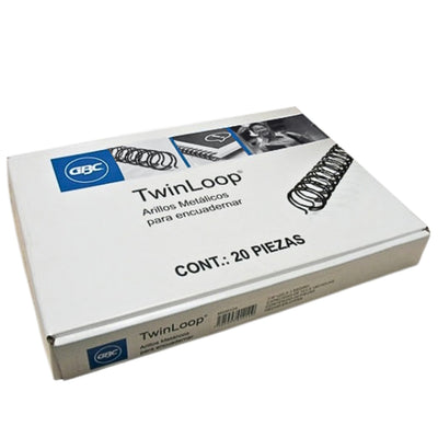ARILLO METALICO TWIN LOOP NEGRO 5/8 M500118