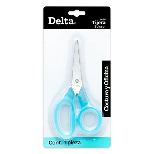 Tijera Escolar Acero Inoxidable 6 Pulgadas 15 Cm Ojo Grande 1 Pieza