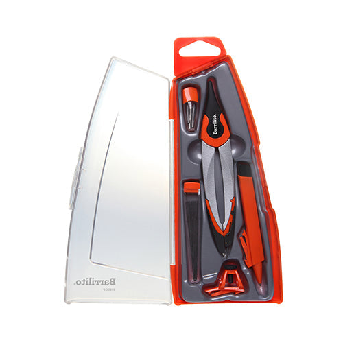 Compás De Precisión Barrilito Brazo Corto Con Estuche